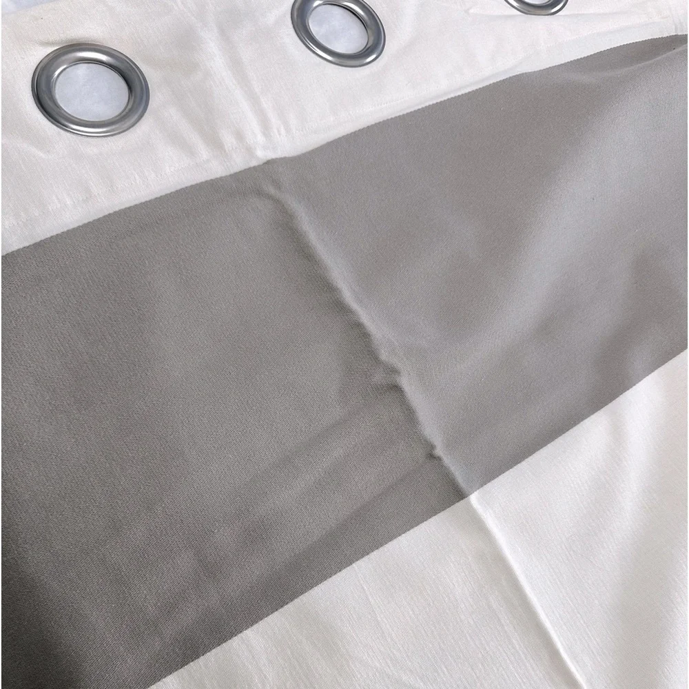 Set of 2 panels Crate&Barrel lined cotton curtains 50” by 84”